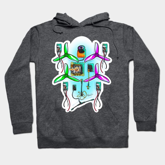 one for the builders fpv Hoodie by Mrwigglesfpv